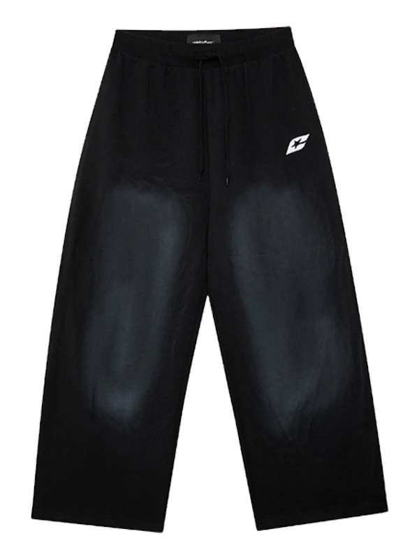 Washed Pants Black & White