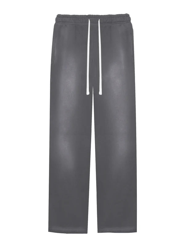 Charcoal Straight Leg Sweatpants