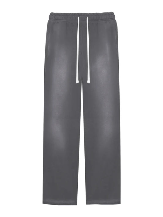 Charcoal Straight Leg Sweatpants